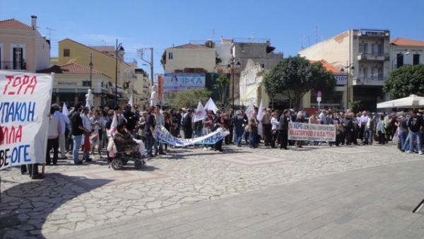Η απεργιακή συγκέντρωση του ΠΑΜΕ στην Καλαμάτα
