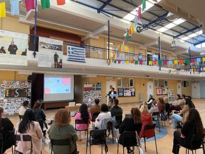 Ομιλία για παιδικούς σταθμούς στα Εκπαιδευτήρια Μπουγά