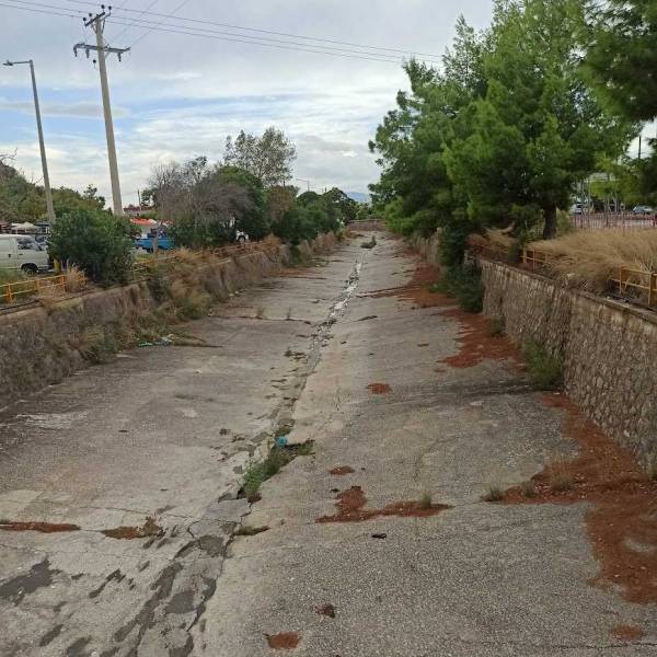 Τα ρέματα απειλή για τα πάρκινγκ του Νέδοντα και την ανάπτυξη της Καλαμάτας