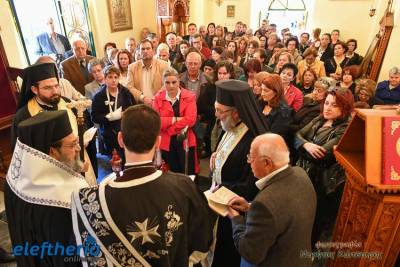 Ο μητροπολίτης Μεσσηνίας στο μεγάλο ευχέλαιο στη Μονή Βελανιδιάς (φωτογραφίες)