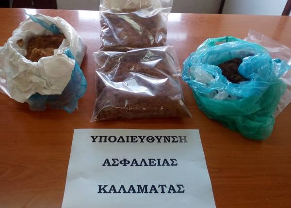 Σύλληψη Αλβανού με λαθραίο καπνό στην Καλαμάτα