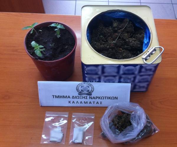 Σύλληψη 48χρονου για ναρκωτικά στις Καρυές Τριφυλίας