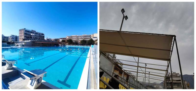 Τι θα γίνει με την τέντα στο Κολυμβητήριο;