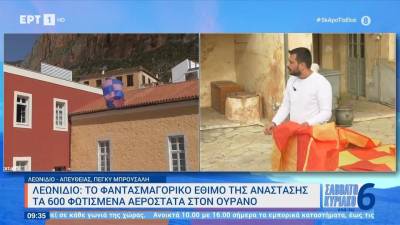 Λεωνίδιο: Το φαντασμαγορικό έθιμο της Ανάστασης - Τα 600 φωτισμένα αερόστατα στον ουρανό