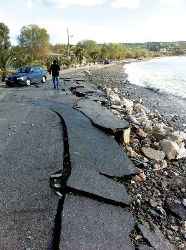 Ανάγκη για έργο προστασίας της παραλιακής ζώνης Μεθώνης