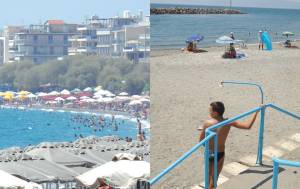 Δεν πέφτει καρφίτσα στην Ανατολική Παραλία - Εκοψαν το νερό στα ντους στον Κορδία