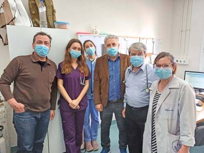 Κλιμάκιο του ΣΥΡΙΖΑ Μεσσηνίας στο Νοσοκομείο Κυπαρισσίας