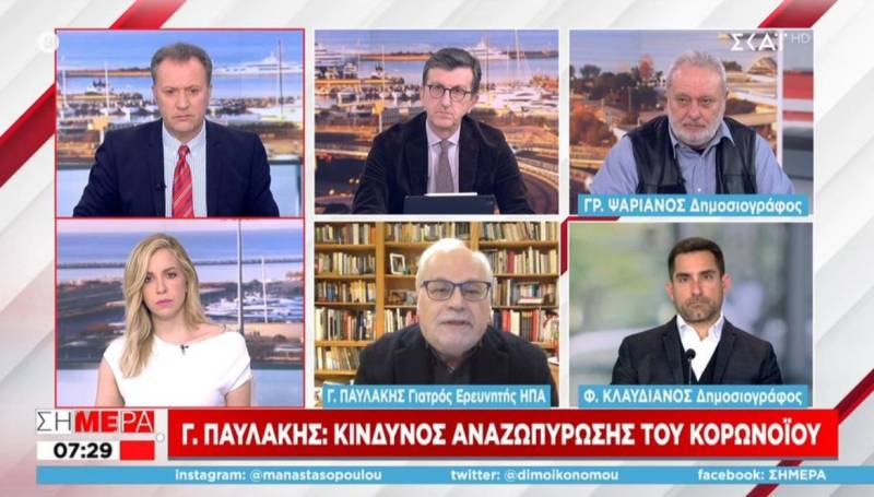 Παυλάκης: Κίνδυνος αναζοπύρωσης του κορονοϊού (Βίντεο)