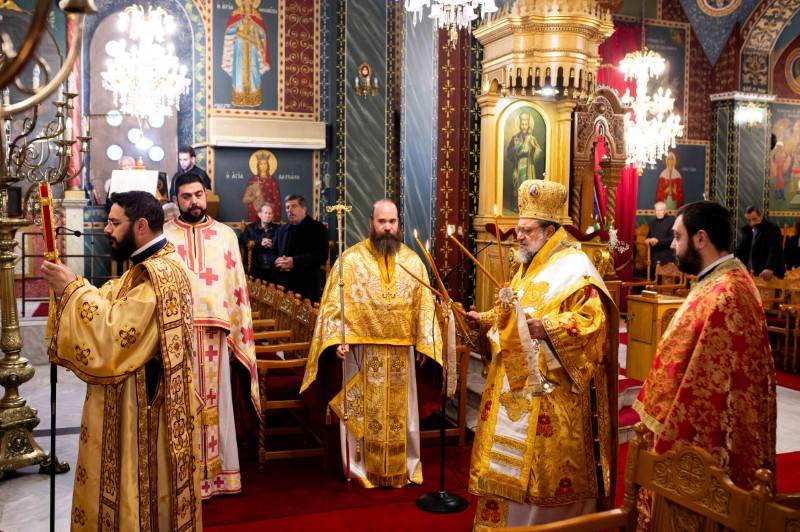 Στον Aγιο Ιωάννη Πρόδρομο λειτούργησε ο μητροπολίτης Μεσσηνίας