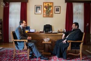 Στο μητροπολίτη Μεσσηνίας ο Δημήτρης Δρούτσας