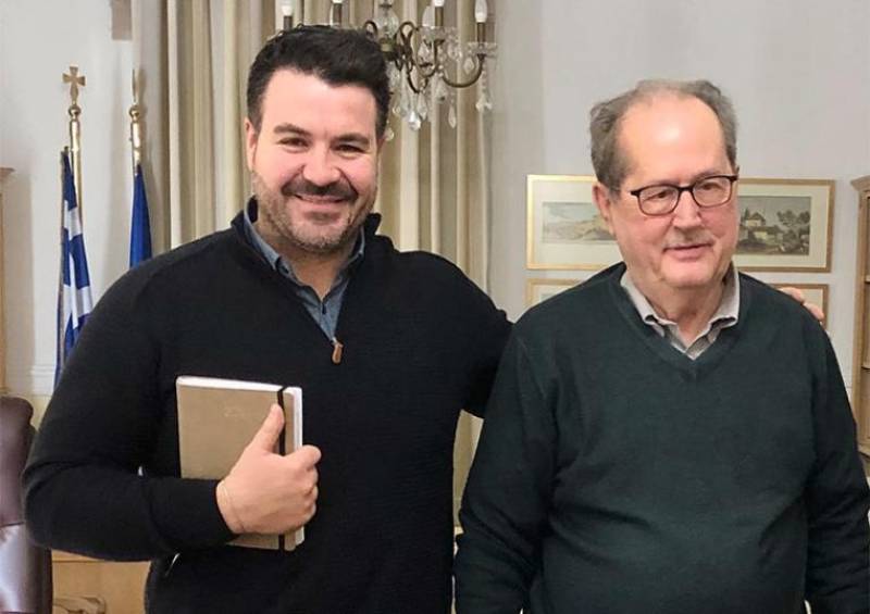 Συνάντηση του υποψηφίου δημάρχου Καλαμάτας Παν. Χειλά με τον Νίκα