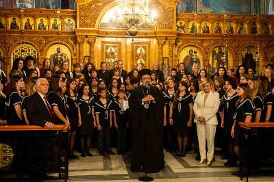 Χορωδιακή συνάντηση θρησκευτικής μουσικής