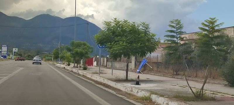 Μεσσηνία: Αναγκαίες παρεμβάσεις στον κόμβο Καλού Νερού (φωτογραφίες)