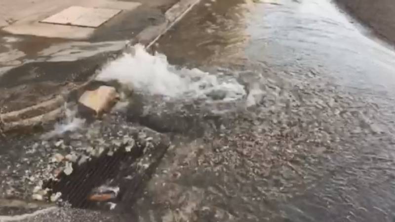 Πολύωρη διαρροή νερού