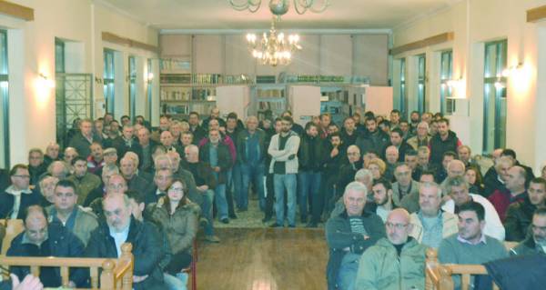 Συλλαλητήριο διαμαρτυρίας για τους δασικούς χάρτες στους Γαργαλιάνους