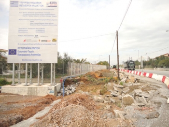 Εργα για το νέο δρόμο στον κόμβο του &quot;Πράκτικερ&quot;