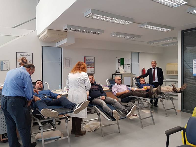 Εθελοντική αιμοδοσία στην Καλαμάτα διοργάνωσαν "Εθνική Ασφαλιστική" και "Affidea Ευρωιατρική"