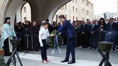 Μητσοτάκης: Το Έθνος μας μεγαλούργησε ενωμένο και υπέστη εθνικές τραγωδίες διχασμένο