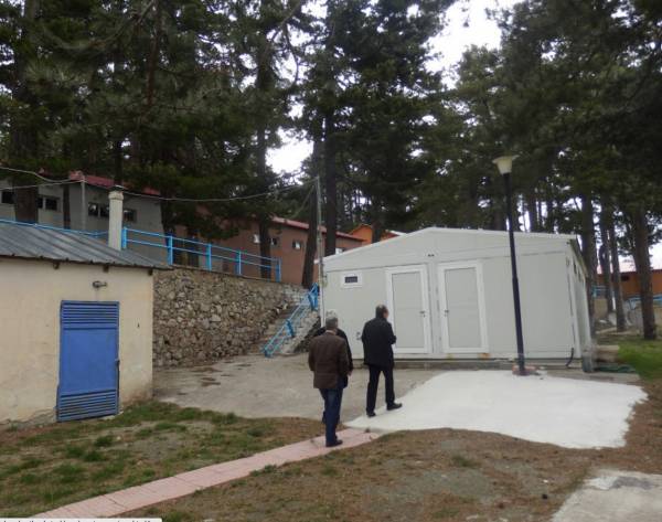 Συντήρηση της κατασκήνωσης της Αγίας Μαρίνας