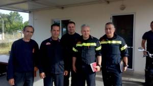 Πυροσβεστική: Ο περιφερειακός διοικητής Πελοποννήσου στο Κλιμάκιο του Μελιγαλά