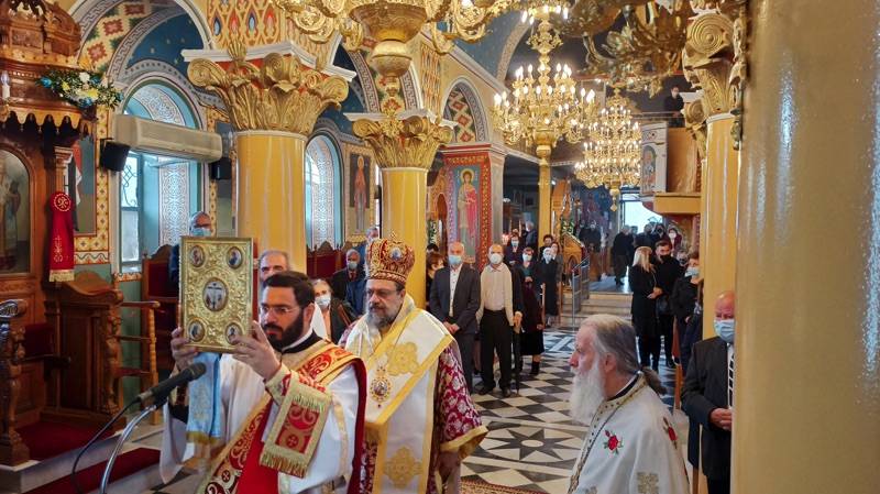 Στον Αγιο Δημήτριο Μεσσήνης ο μητροπολίτης Χρυσόστομος