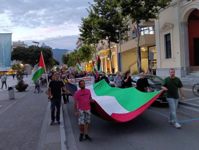 Συγκέντρωση διαμαρτυρίας της Αντιφασιστικής Κίνησης Καλαμάτας για την επίθεση στον Στόλο Ελευθερίας (βίντεο)