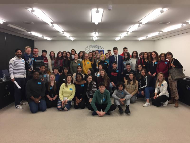 Μαθητές του 3ου Γυμνασίου Καλαμάτας στο Ευρωκοινοβούλιο