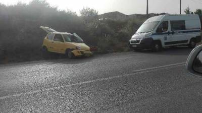 Τροχαίο με τραυματισμό στην παλιά ΕΟ Καλαμάτας - Τρίπολης