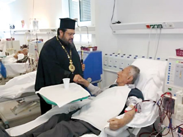 Επίσκεψη μητροπολίτη Μεσσηνίας στο Νοσοκομείο Καλαμάτας