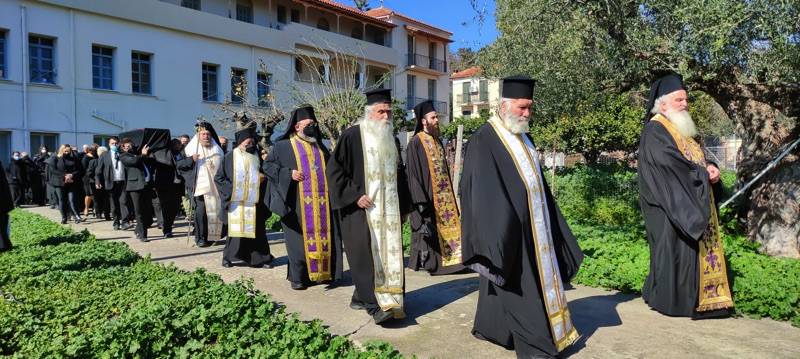 Κηδεύτηκε η πρώην ηγουμένη της Μονής Καλογραιών Καλαμάτας