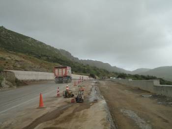 Ολοκληρώνεται η προστασία του δρόμου στο Δερβένι