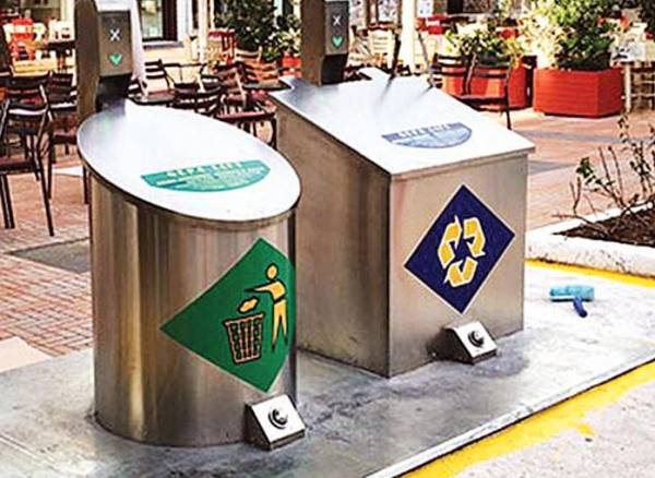 Υπογειοποιημένοι κάδοι απορριμμάτων στη Μεγαλόπολη