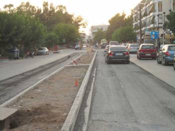 Προβληματική κυκλοφορία λόγω έργων στην Κρήτης