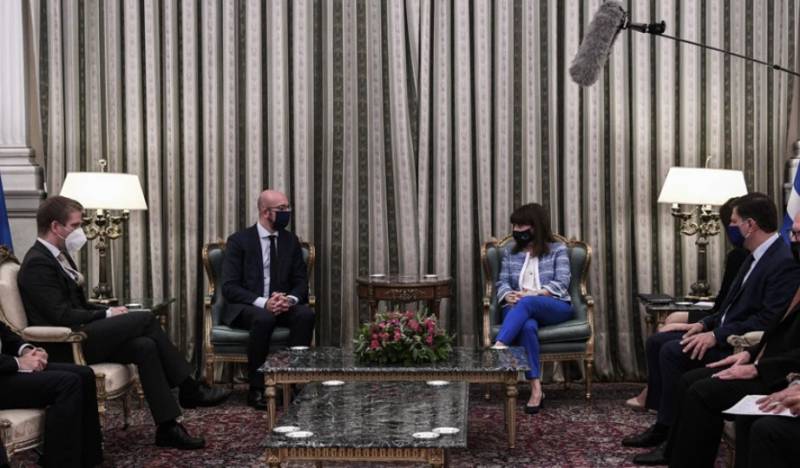 Τετ α τετ Σακελλαροπούλου - Μισέλ: «Να εμπλακούν οι νέοι στο διάλογο για το μέλλον της ΕΕ»