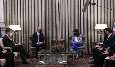 Τετ α τετ Σακελλαροπούλου - Μισέλ: «Να εμπλακούν οι νέοι στο διάλογο για το μέλλον της ΕΕ»