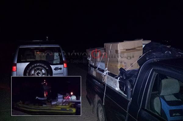 Μεγάλη ποσότητα λαθραίων τσιγάρων βρέθηκε τη νύχτα στη Μαραθόπολη