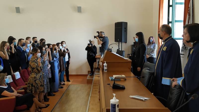 Ορκωμοσία πτυχιούχων Ιστορίας - Αρχαιολογίας του Πανεπιστημίου Πελοποννήσου