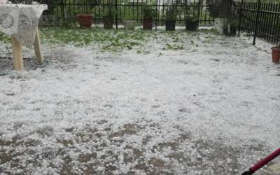 Έπεσε χαλάζι στην Αρκαδία (Φωτογραφίες)
