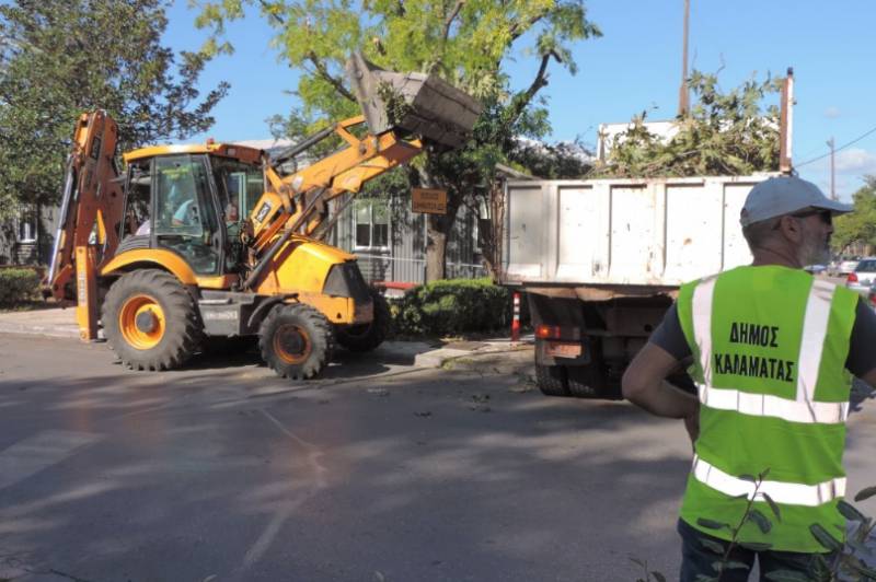 Καταγραφή ζημιών από το Δήμο Καλαμάτας μετά τον ανεμοστρόβιλο (βίντεο)
