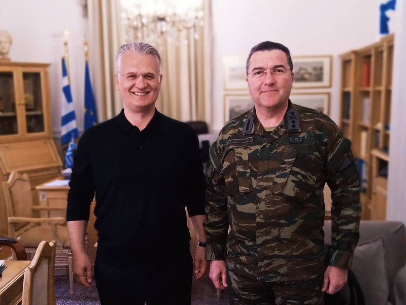 Συνάντηση Πτωχού με το νέο διοικητή της IV ΜΠ «Πελοπόννησος»