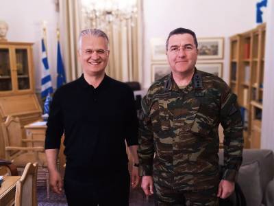 Συνάντηση Πτωχού με το νέο διοικητή της IV ΜΠ «Πελοπόννησος»