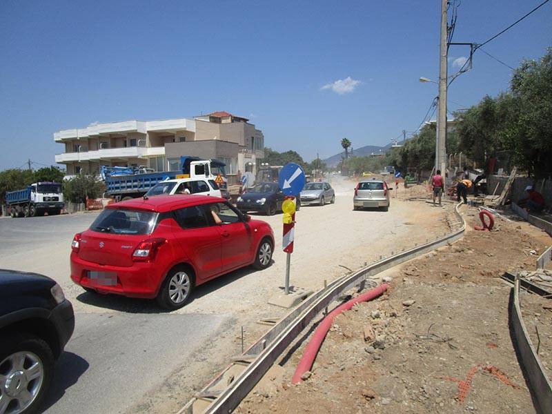 Καλαμάτα: Με δυσκολίες η κυκλοφορία στον κόμβο “Φωτεινή” (βίντεο)