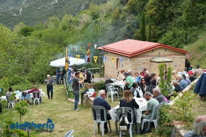Μεσσηνία: Γιόρτασαν την Αγία Μαύρα έξω από τη Νέδουσα (φωτογραφίες)