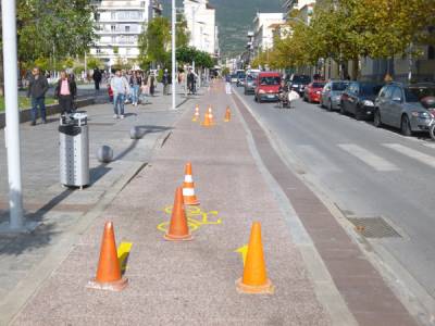 Φρεσκάρισμα του ποδηλατόδρομου