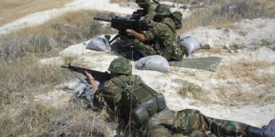Άσκηση στο πεδίο βολής Καλαμάτας