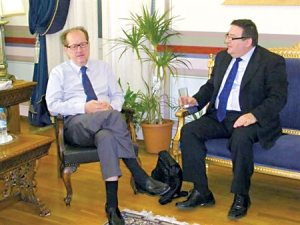 Συνάντηση Νίκα με τον Στηβ Γεωργανά