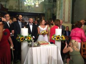 Φωτογραφίες από το γάμο του γιού του Προκόπη Παυλόπουλου παρουσία του Κ. Καραμανλή στην Καλαμάτα