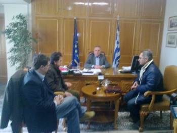 Συνάντηση Αλευρά με πυροσβέστες