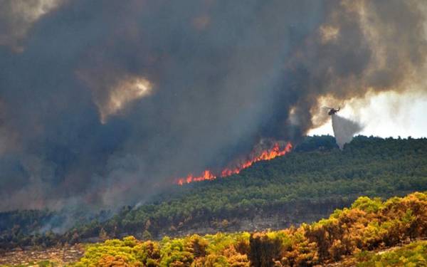 Κορινθία: Φωτιά σε εξέλιξη στους Αγίους Θεοδώρους