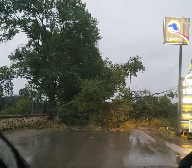 Μικρές ζημιές από την “Αθηνά” στην Τριφυλία